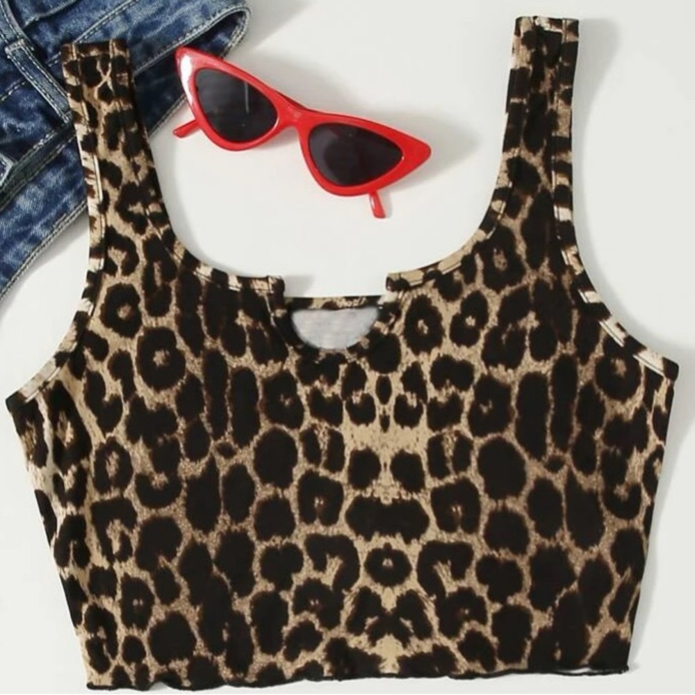 Cheetah print top